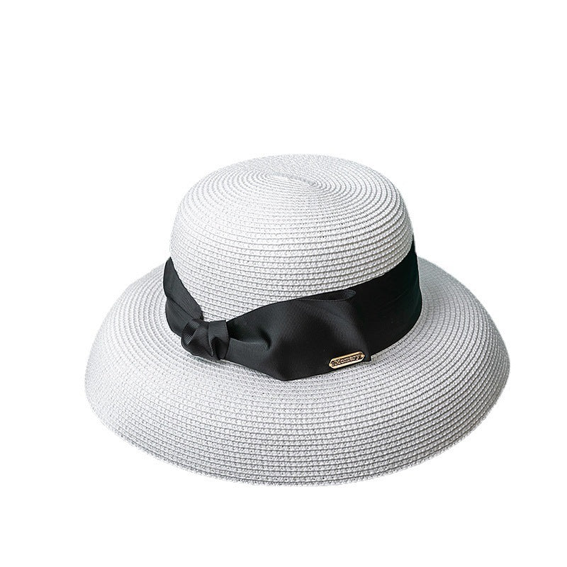 Beach Travel Lampshade Straw Hat Big Brim Ladies