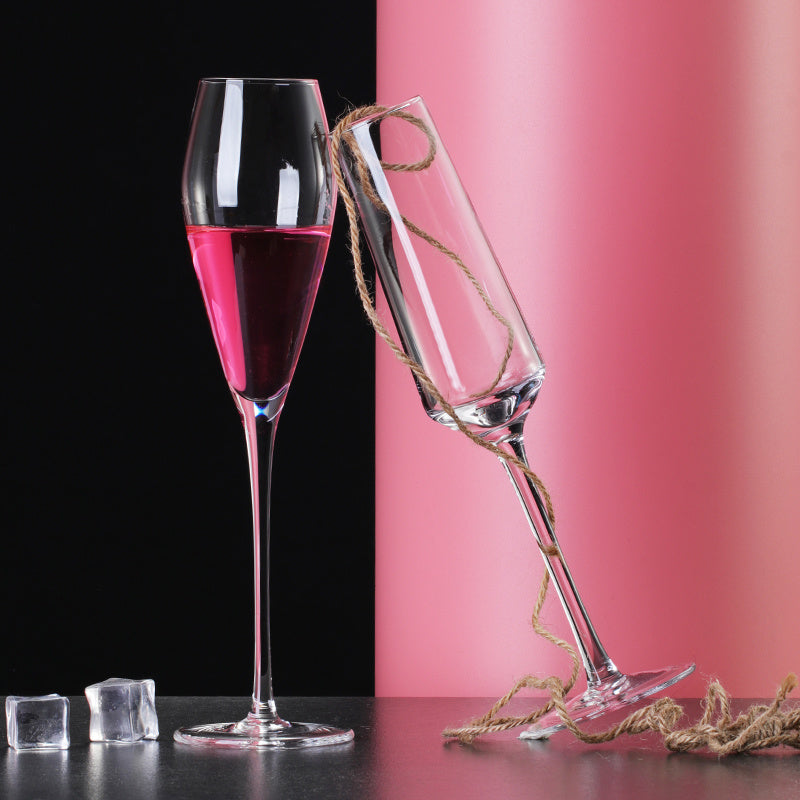 Crystal Glass Champagne Cup Set