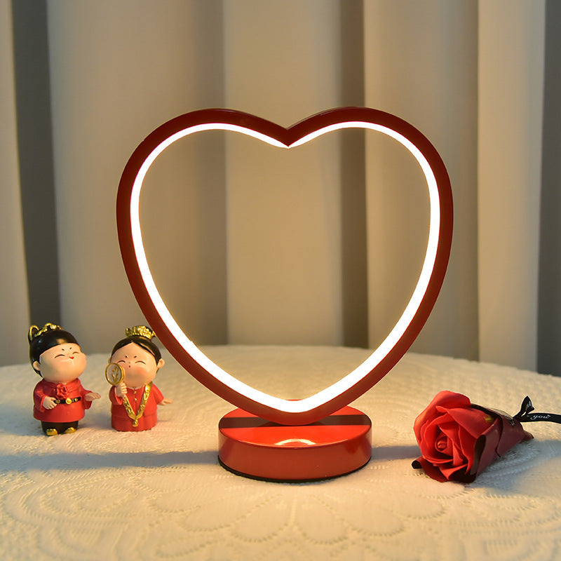 Creative Red Wedding Lantern Wedding Room Decorative Table Lamp