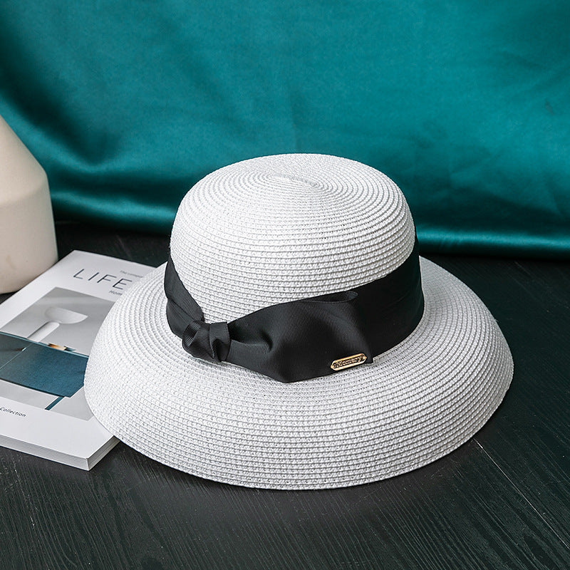 Beach Travel Lampshade Straw Hat Big Brim Ladies