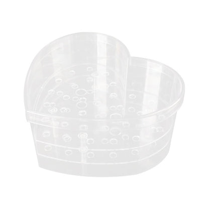 Acrylic Crystal Heart-shaped Rose Flower Box 33-hole Flower Arrangement Box